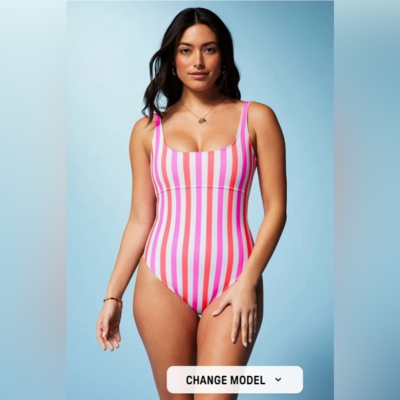 Fabletics Sunset Scoop One-Piece Swimsuit - Picture 1 of 3
